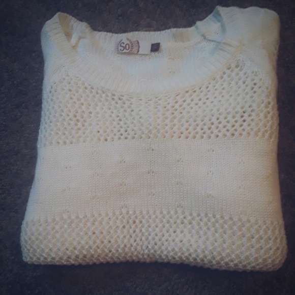 SO Sweaters - Ladies cream sweater